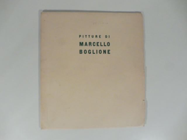 Pitture di Marcello Boglione